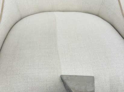 In The Process Of Cleaning Accent Chair — Professional Carpet Cleaners in Gold Coast, QLD